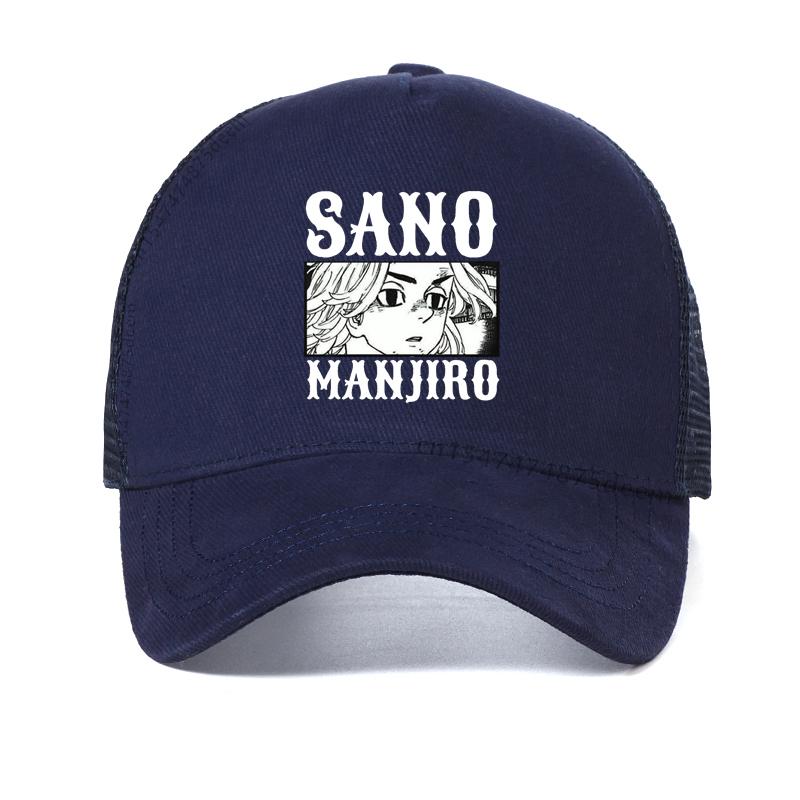 Hot Japanese Anime Tokyo Revengers Men hat Chifuyu Matsuno Graphic baseball cap Anime Unisex Summer Mesh vent caps