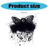 Beach Feather Hair Claw Clip Ponytail Claw Princess Barrettes Hair Adornment