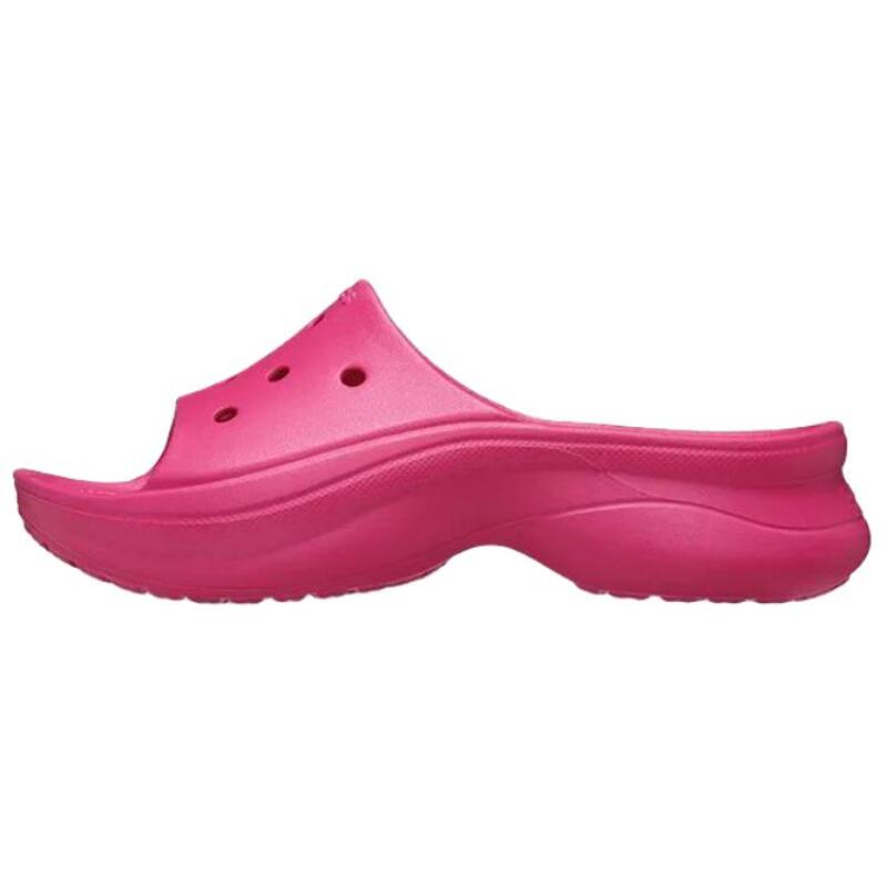 Crocs Casual and Comfortable EVA Anti-Abrasion Slippers Women's Rose Red