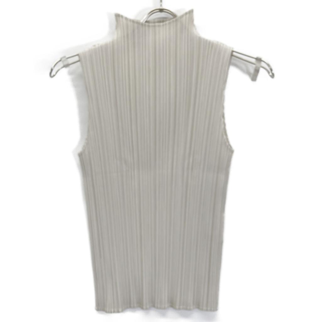 PLEATS PLEASE PP55-JK902 Beige BEIGE TOP Sleeveless tops 3 beigeUsed