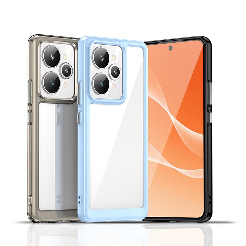 Transparent Colorful TPU Case for Realme 15 Pro 5G Protective Cover Clear Fundas Coque Capa
