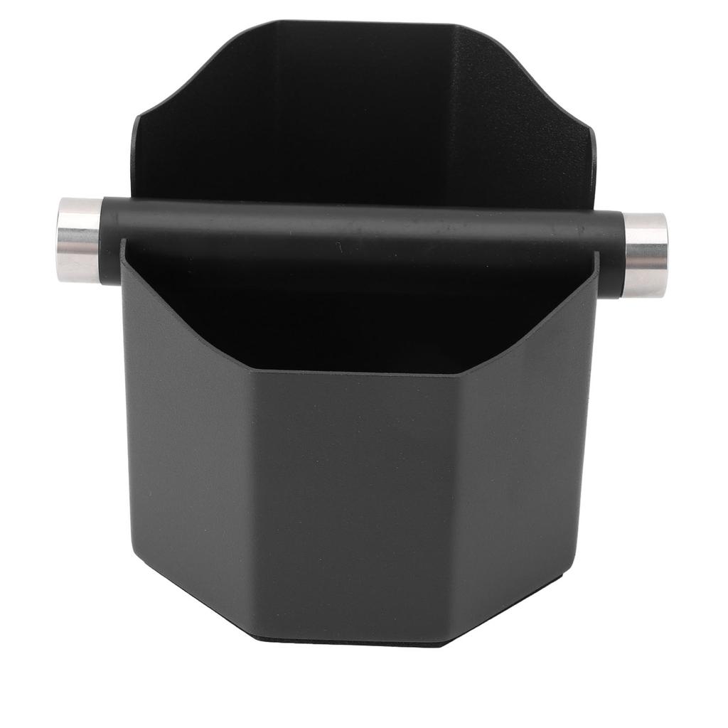 Coffee Ground Knock Box Stainless Steel Small Coffee Knock Box for Home Kitchen Countertop
