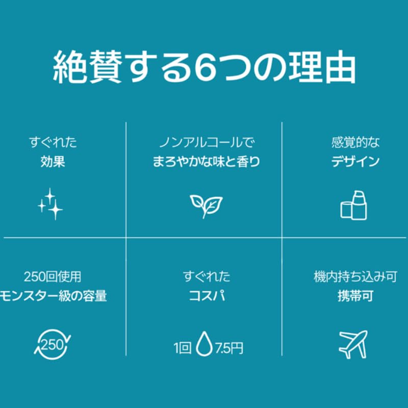 Japanese ReBrush Bad Breath Tea Tree Concentrated Dental Liquid Korean 50ml [Official Product] (ReBrush) Eliminator, Fragrance, Mouthwash, Rinse,