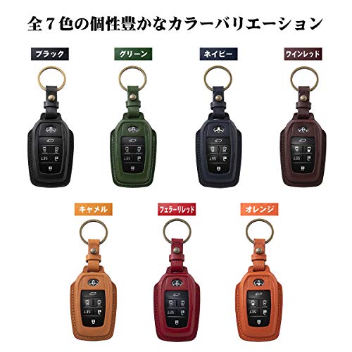 [Tricolore Exchange] Genuine Leather Smart Key Case 1SC6S0192-C Camel