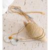 Yhpup Stainless Steel Natural Shell Drop Fashion Necklace High Quality Summer Style Trendy Korean Jewelry for Women