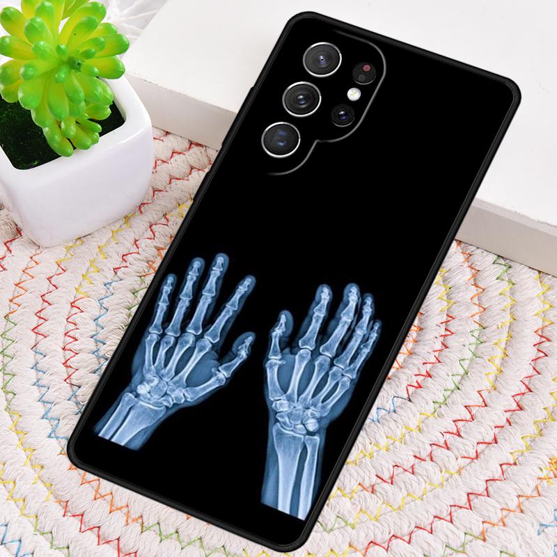 X-Ray Human Anatomy soft TPU Phone Case For Samsung Galaxy note 10 pro S26 S25 S24 S23 S22 Ultra Plus S21 FE S20 Cover