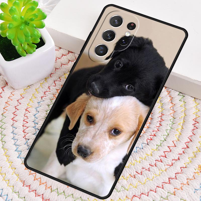 Cute Labrador Puppy Dog Phone Case for Samsung Galaxy note 10 pro S26 Ultra S23 S24 FE S25 S21 S22 PLUS shockproof Cove