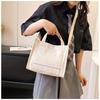 Corduroy Shoulder Bag Female College Student Class Cloth Bag Velvet Bag Portable Messenger Commuter Tote Bag Fashion