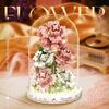 Eternal Flower Bouquet Bonsai Potted Plant Micro Building Blocks Model Home Decoration Puzzle Toys Kids Birthday Christmas Gifts