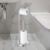 Fritstående servietrulleholder Bondegård Industrielt toiletpapirholder Argent