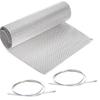 Automotive Exhaust Heat Barrier Sheet with Embossed Aluminum Construction for Enhanced Protection and Performance