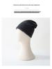 Women's Cashmere Knit Beanie: Solid Color, Versatile Skullcap, Ear Protection, Warm Beggar Wool Hat for Cold Weather.