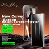 2-Pack HD Instant Adhesive Honor Magic5 Pro Tempered Glass Screen Protector Curved Magic5 Ultimate Full Coverage Glass HD Anti-Drop Phone Film