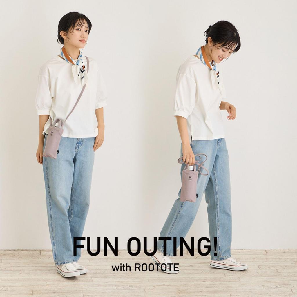 1118 One Point Animal Embroidery Mini Tote Bag Sacoche EU Baby Lou [Rootote] Adorable-A (02 Panda)