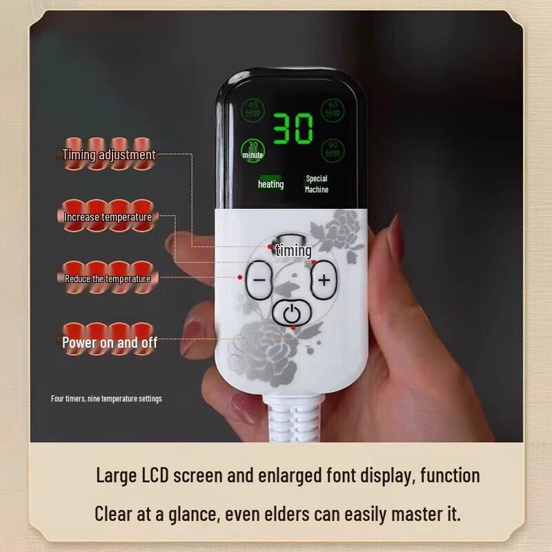 Chigo Electric Heated Leg & Foot Massager with Moxibustion