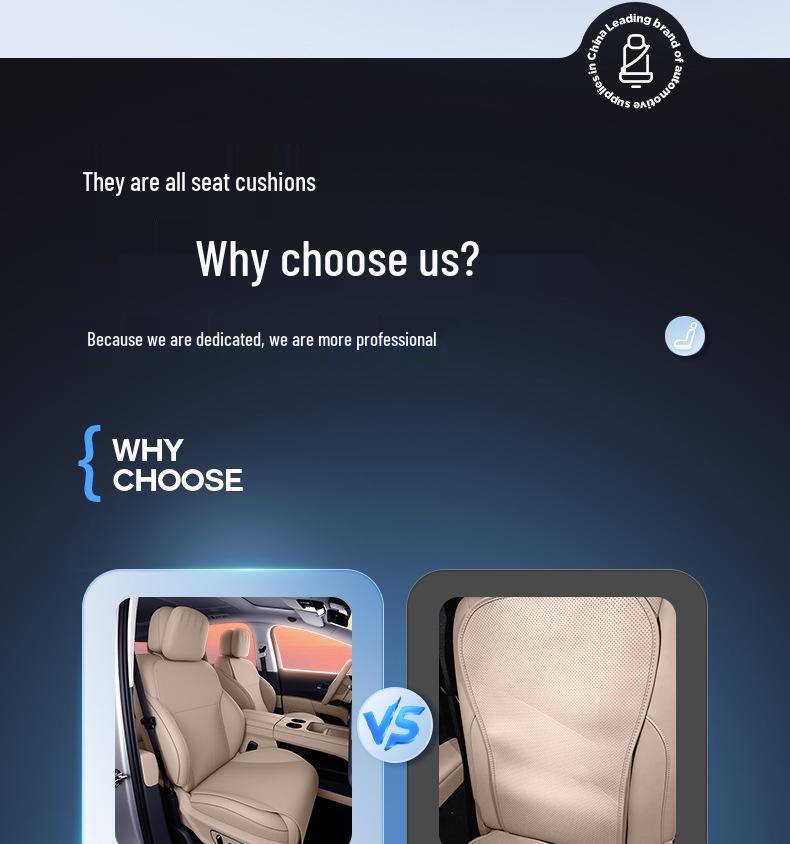 Ideal I8 All-Season Breathable Car Seat Cushion Cover, Universal Fit for 25 Models