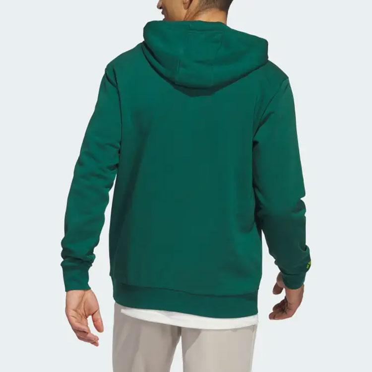 Adidas Worldwide Hoops Hoodie Solid Color Logo Long Sleeve Hooded Sweatshirt Men Hoodies Green IM4628
