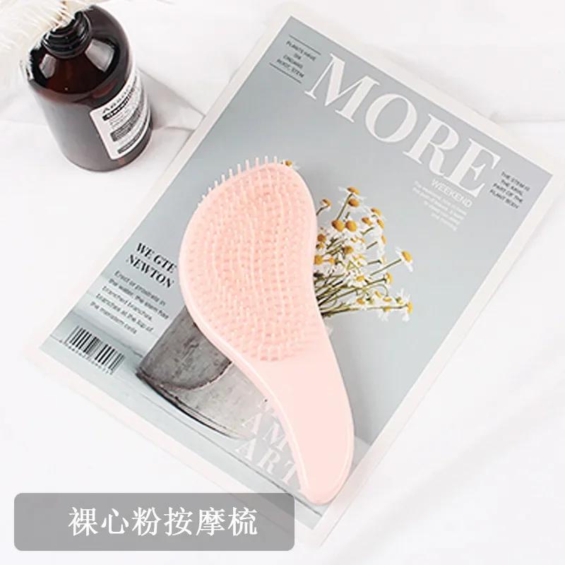 Magic Detangle Comb Anti-static Massage Candy Color Hair Brushes Tangle Shower Massage Hairbrush Combs Salon Hair Accessories
