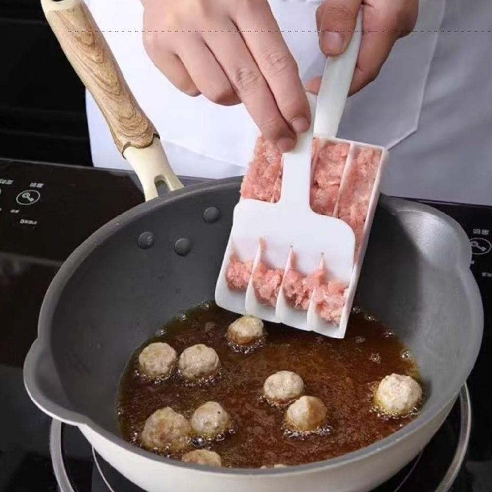 Four-Cavity Structure Meatball Molding Tool Squeeze Molding Fish Ball Maker Home Kitchen