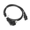 Câble d’Alimentation Lanberg SCHUKO CEE 7/7 A IEC320 C13 Noir - - - Lanberg
