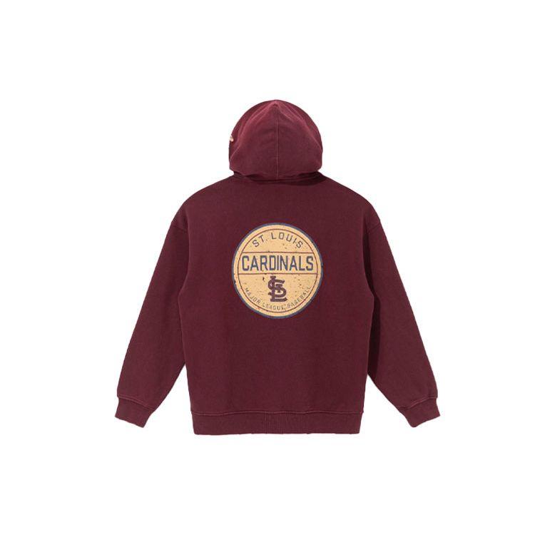 New Era FW21 MLB Series St. Louis Cardinals Back Graphic Printed Hoodie Unisex Hoodies 13276321