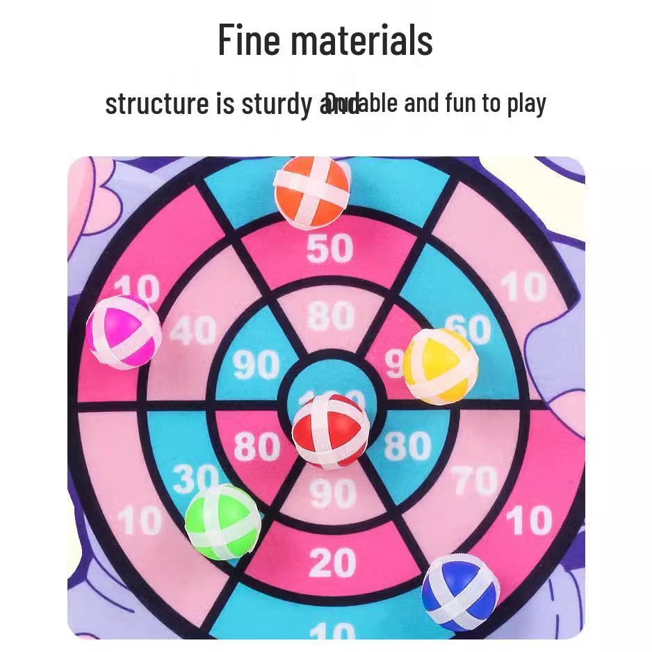 Kids' Educational Sticky Ball Dartboard for Outdoor Parent-Child Play