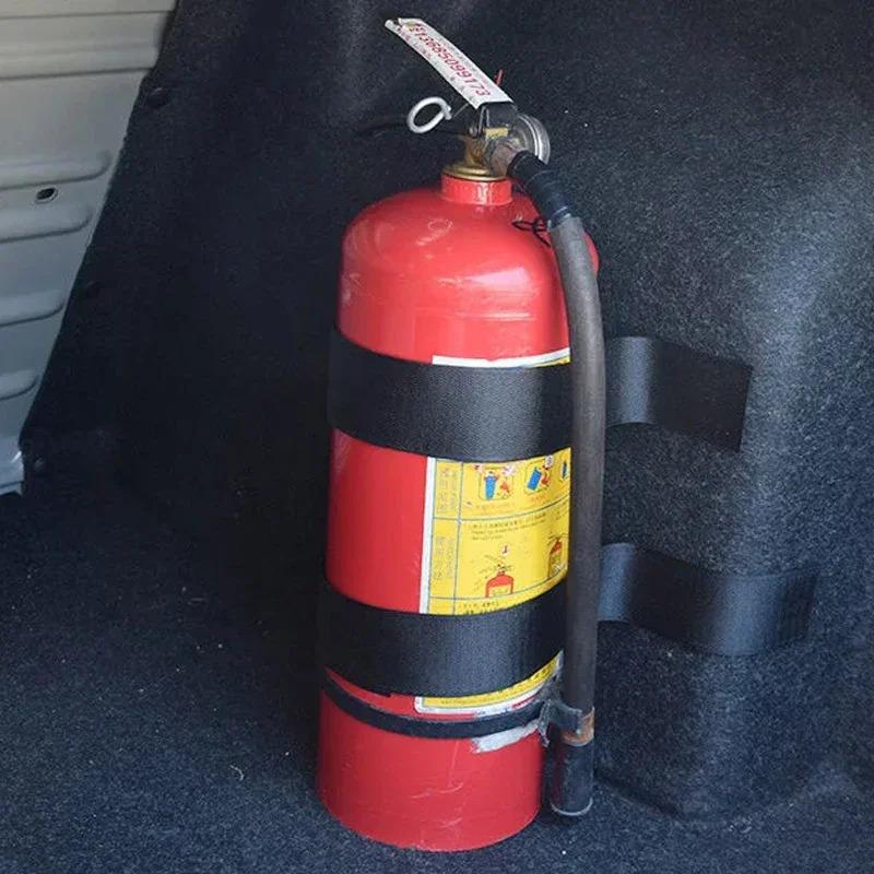1 Set Car Trunk Organizer Solution: Heavy Duty Straps Prevent Items From Sliding, Keeps Extinguisher & Gear Secure