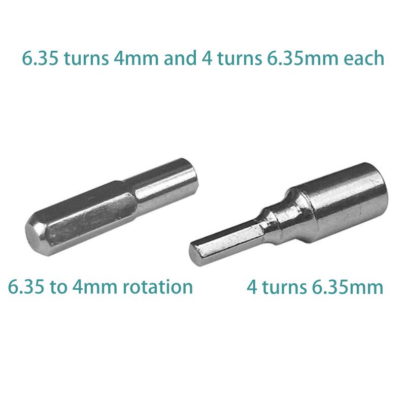 1/2Pcs Hex Shank 6.35Mm To 4Mm Insert Bit Adapter Socket Magnetic Holder Tools For Screwdriver Drill Bits Repair Phone Camera