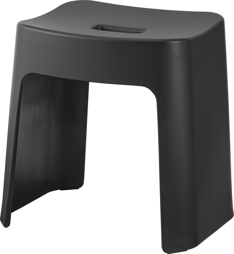 Yamazaki Tower Bath Chair, Easy-to-Wash Magnetic Bath Chair SH32, Black, W33 x D27 x H32cm, Floating Storage, Easy to Clean, Model 1654