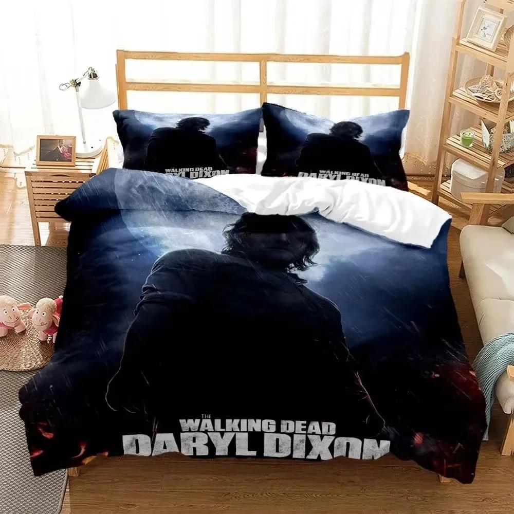 Horror Die Walking Dead Printed Bedding Set Luxury Queen Bedding Set Soft And Comfortable Bedding Set For Boy