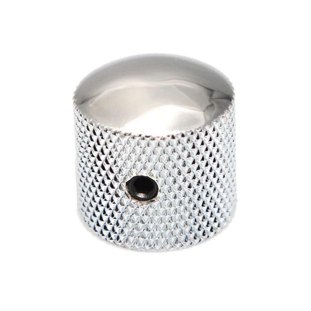 4PCS/Set Control Volume Electric Guitar Volume Knob Colorful Screws Metal Dome Knob Durable 6mm Solid Shaft guitar knob cap