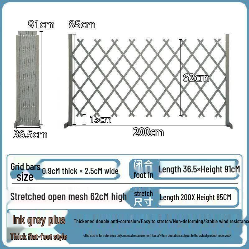 Retractable Anti-Corrosion Wooden Fence