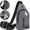 [Same-Day Delivery] Fashion Trend Shoulder Messenger Bag Men'S Large-Capacity Leisure Sports Men'S Bag Breast Bag Heat