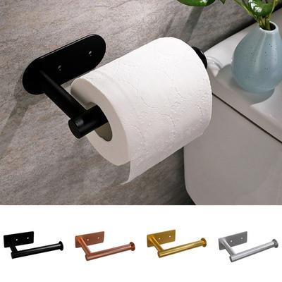 Alüminyum Yapışkan Tuvalet Kağıdı Rulosu Tutucu Organizer Duvara Monte Saklama Standı Mutfak Banyo Matkap Gerektirmeyen Kağıt Havlu Dispenseri
