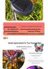 Solar LED Butterfly Flower Lantern: Outdoor Waterproof Ground Light for Courtyard and Square Decoration