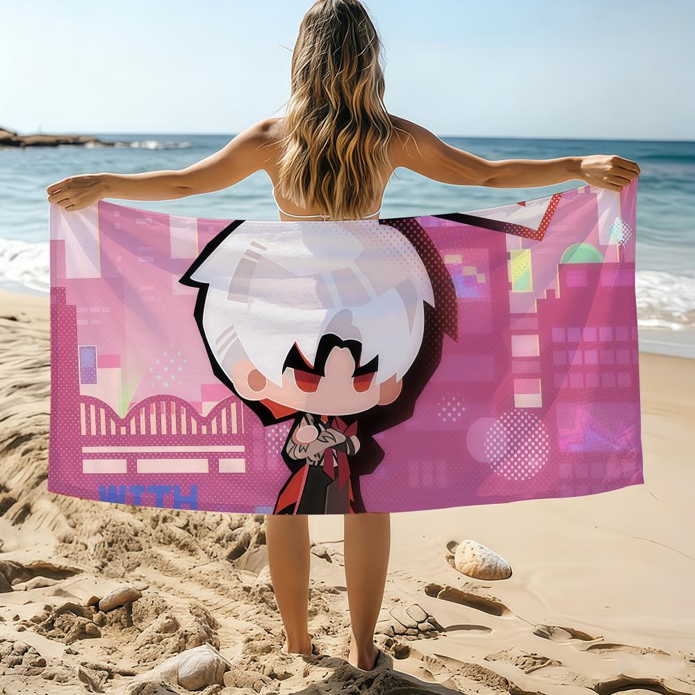 

Game Love and Deepspace b Towel Beach Towel Oversized Quick Dry Towel Absorbent Soft Swim BeachTowels for Men Women W30*H60(CM)