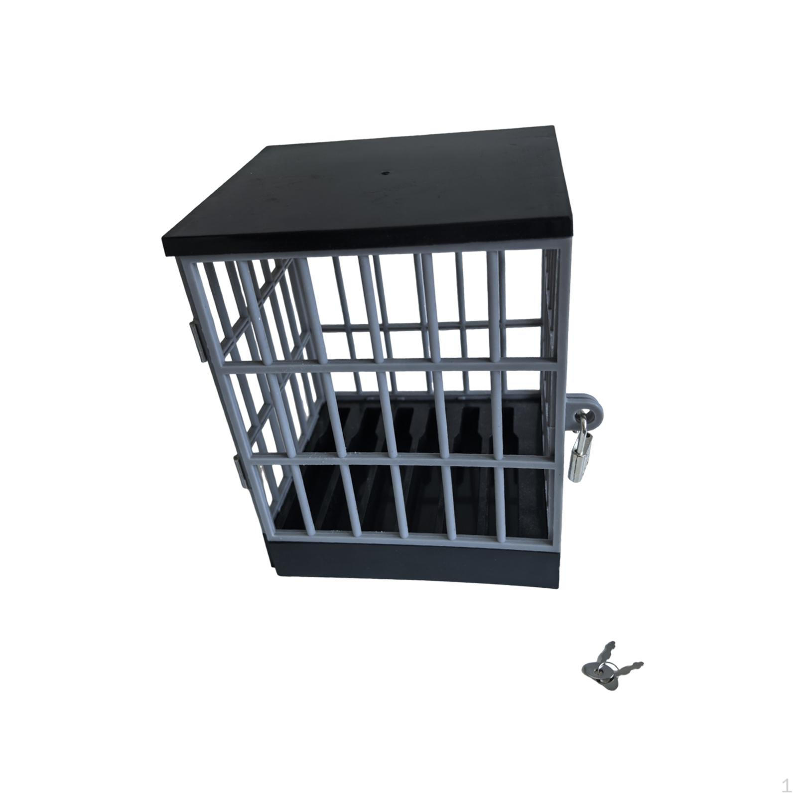 

Mobile Phone Jail with Lock and Keys Prison Cage Storage Gadget for Offices Classrooms