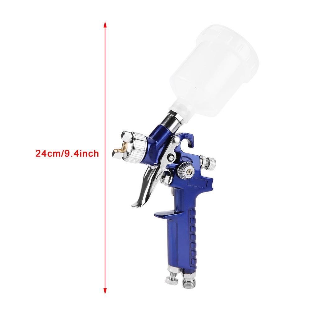 Gravity spray gun H-2000A Professional 0.8/1.0mm Nozzle 125ml Mini Pneumatic Spray Gun For Car Painting Repair Mini spray gun