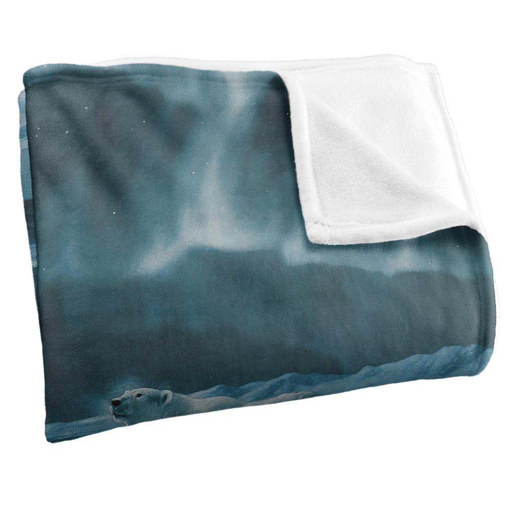 Wild Wings Polar Night Light 2 Silky Supersoft Blanket