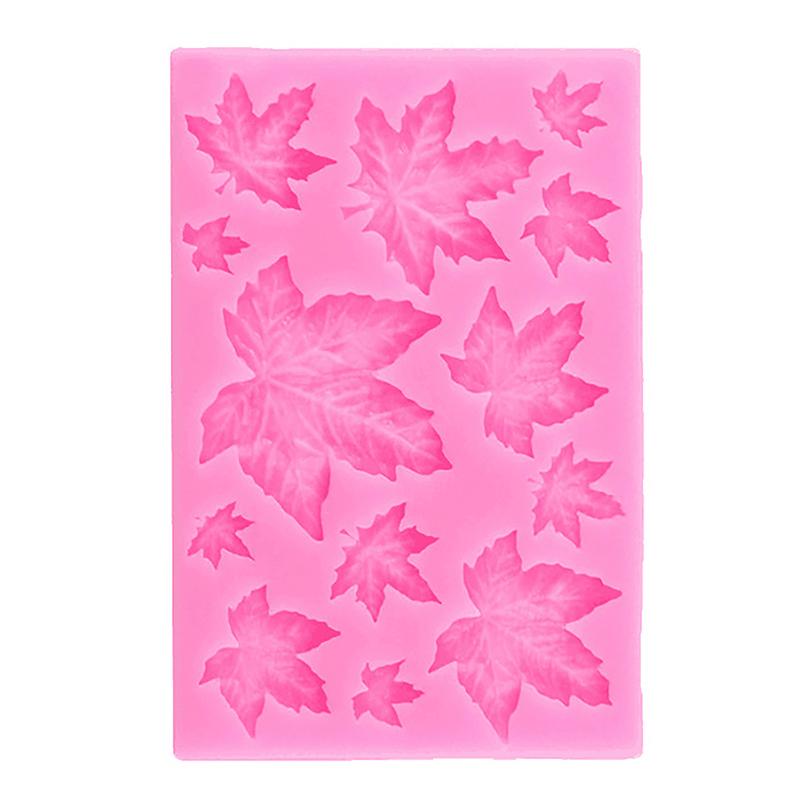 3D Mini Rose Flower Leafs Silicone Mold DIY Fondant Chocolate Sugarcraft Cake Decor Baking Tools Confectionery Clay Resin Mould