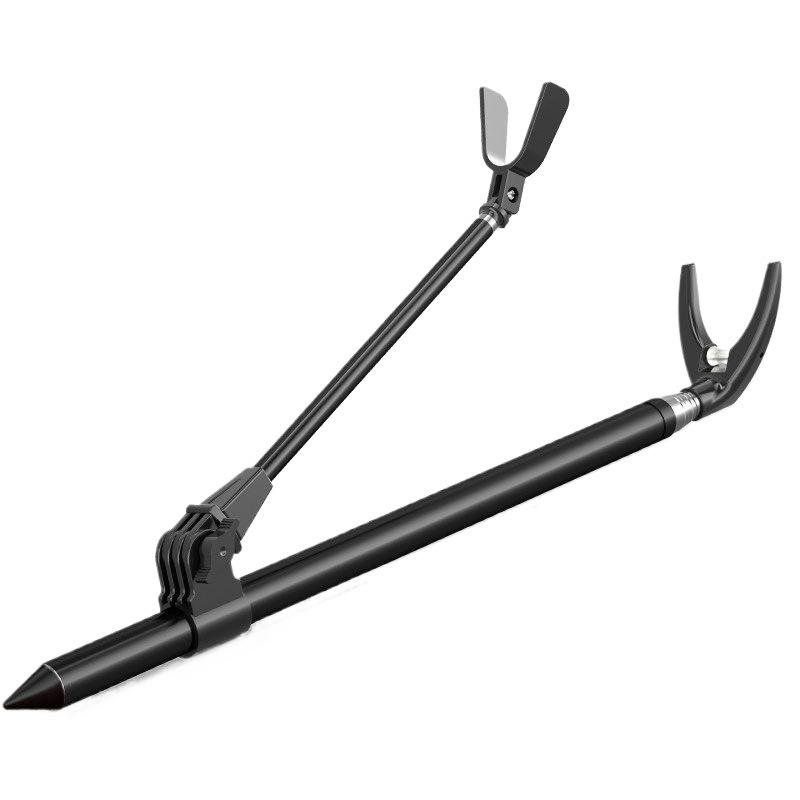 Stainless Steel Two-in-One Fishing Rod Holder & Ground Stake Stand