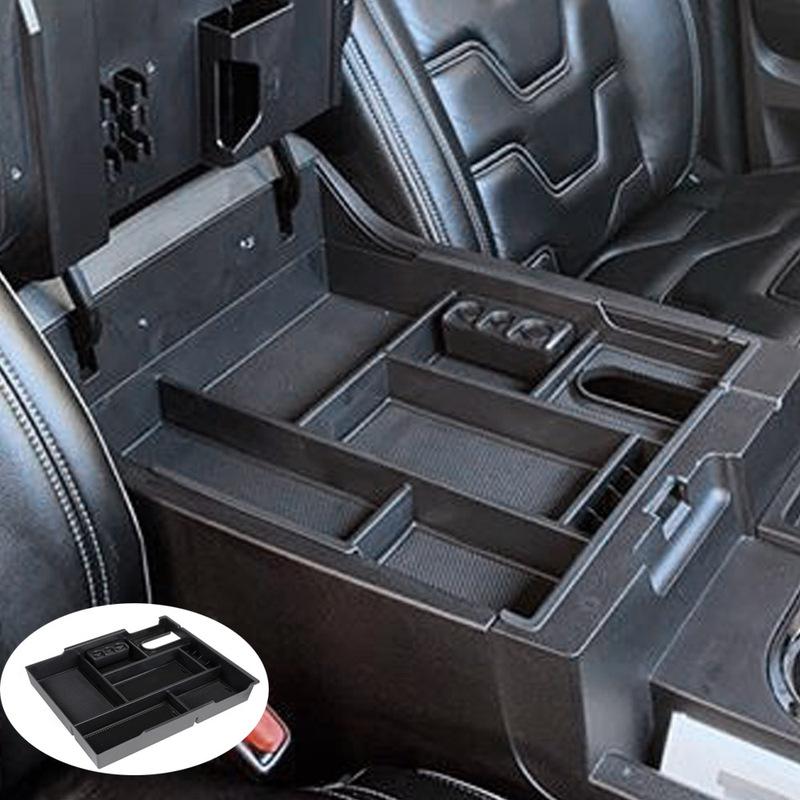 Center Console Organizer Dividers Compatible with Toyota Tundra 2014- Accessories, ert Tray Secondary Storage Box