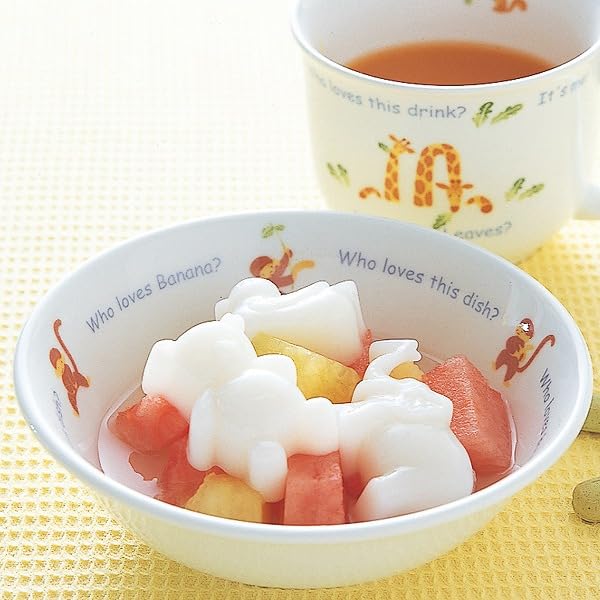 NARUMI Tableware Bowl All Eat Snack Plate 240cc Diameter 13cm Baby Gift Baby Food Gift Oven Microwave Dishwasher Safe Made In Japan Children's Let's