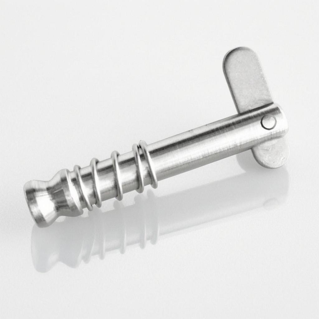 Cylindrical Spring Pin with Plate Tab Resistant Stainless Steel Retaining Fastener for Yacht,