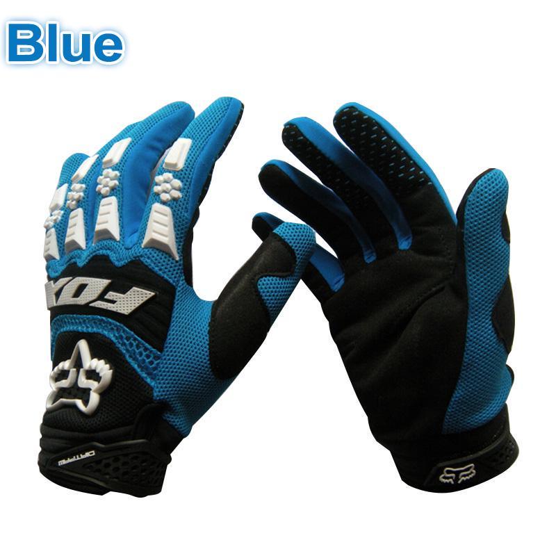 Full Finger Motorcycle Gloves Leather Fabric Wear-resistant Motorbike Guantes Gloves