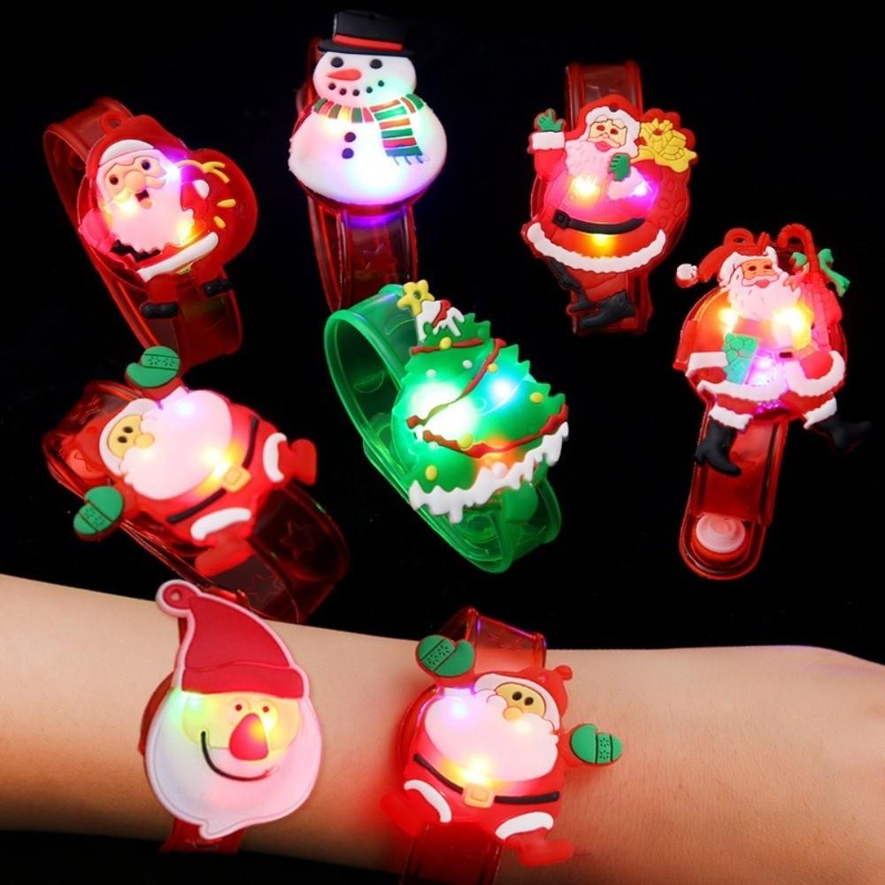 3PCS Cartoon Glowing Bracelets Adjustable Glowing Wristbands Childrens Toys  Kindergarten Gift