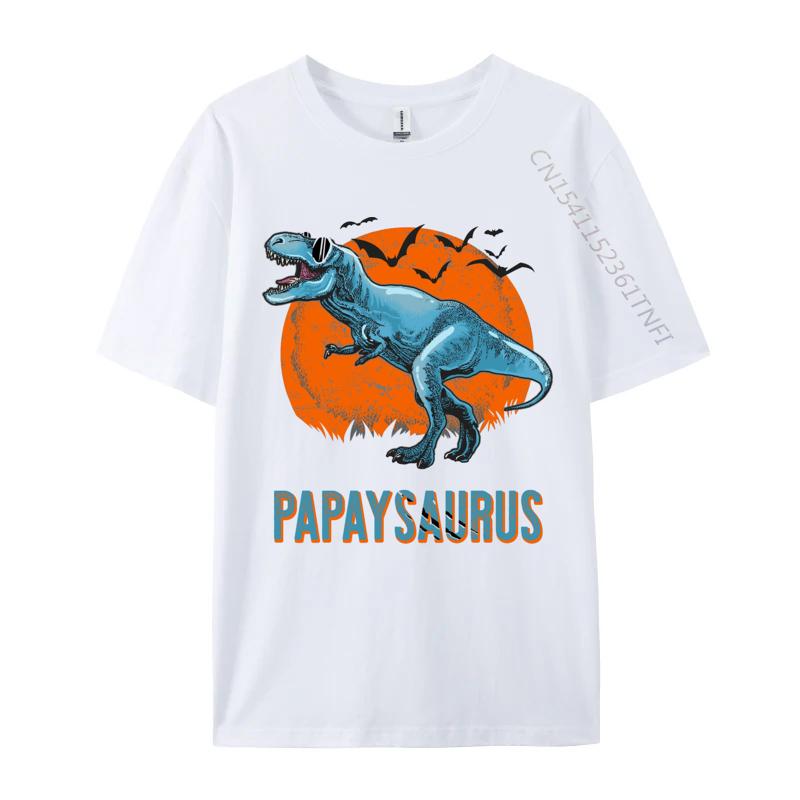 

Papasaurus TRex TShirt Tops Tees Awesome Fathers Day Dino Graphic Tee For Dads Unique Tees Wholesale S
