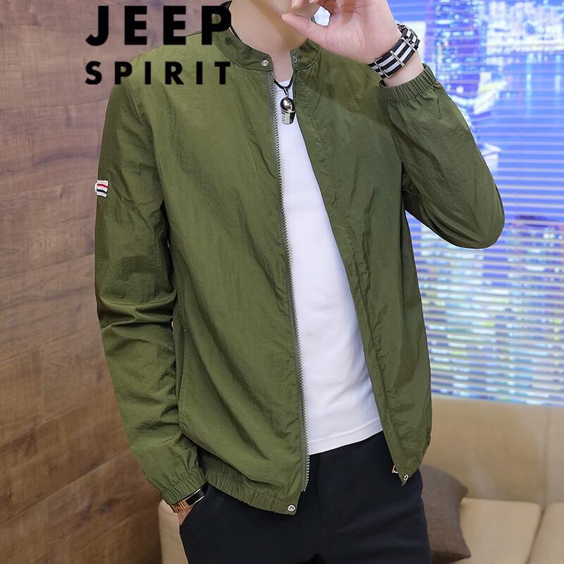 JEEP SPIRIT Men's Ice Silk Sun Protection Jacket