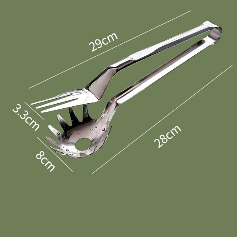 304 Stainless Steel Frying Fish Shovel Clamp Multipurpose Scoop Up Pasta BBQ Hamburgers Patties Steak Pancakes Kitchen Tongs