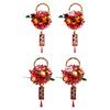 Door Handle Pendant New Year The Year of The Snake Wall Hanging Wreath for Party Spring Festival Indoor Front Door Office